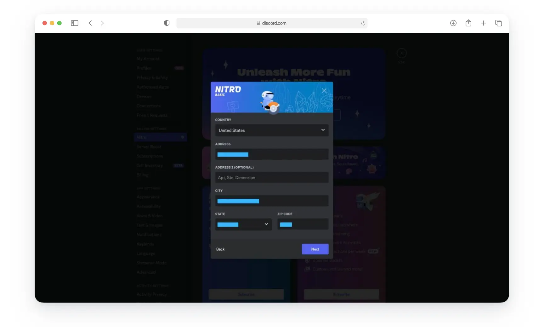 Подтверждение привязки карты CatCard в Discord