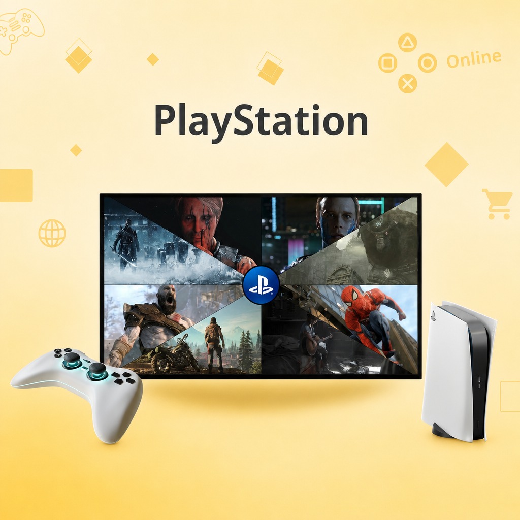 PlayStation Store — покупка игр и подписок с картой CatCard