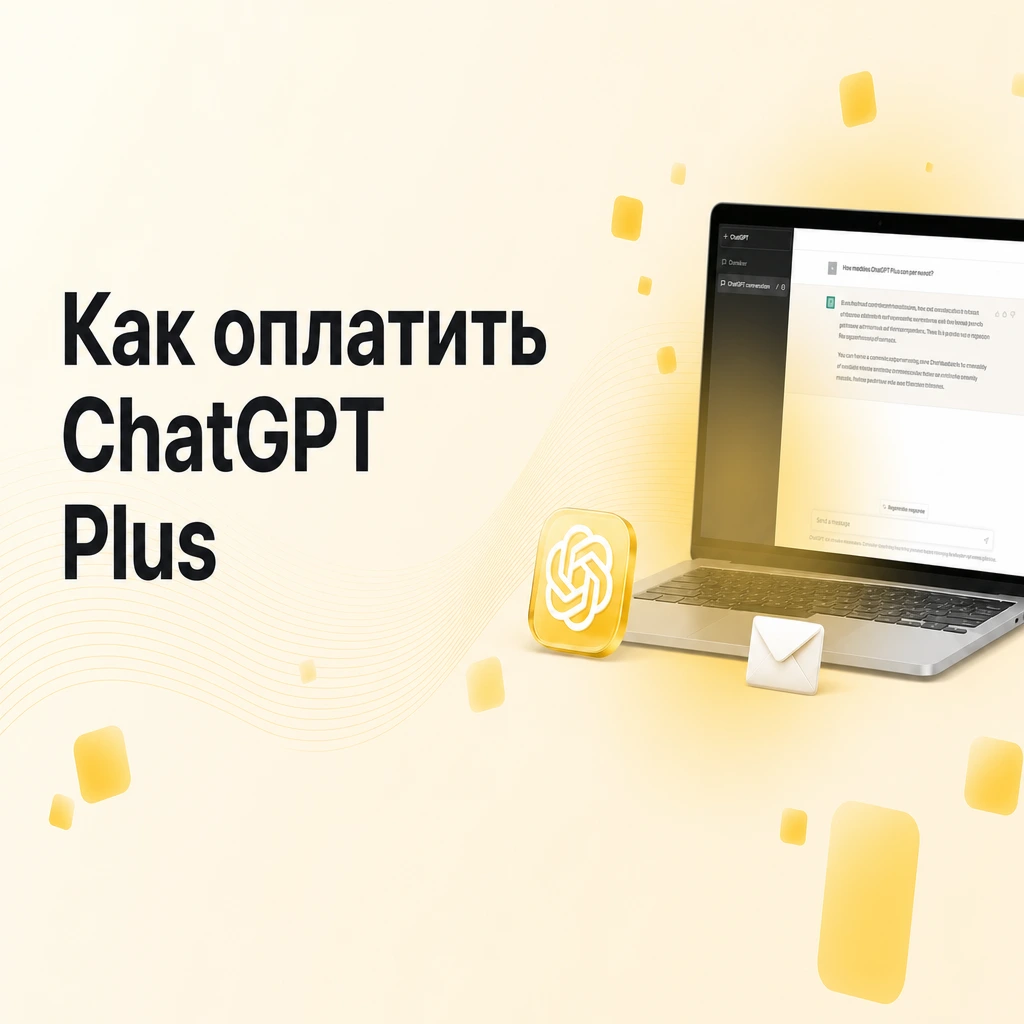 ChatGPT Plus — оплата подписки с виртуальной картой CatCard