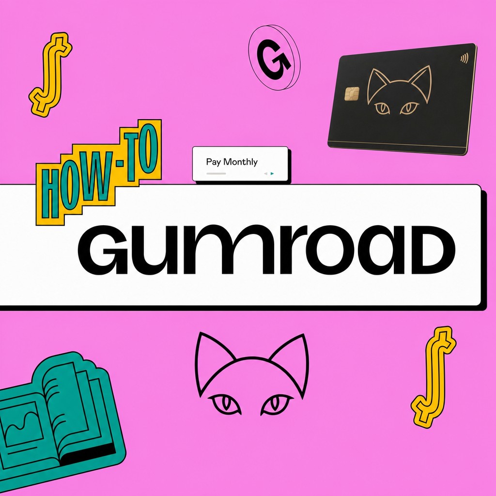 Логотип Gumroad — оплата виртуальной картой CatCard