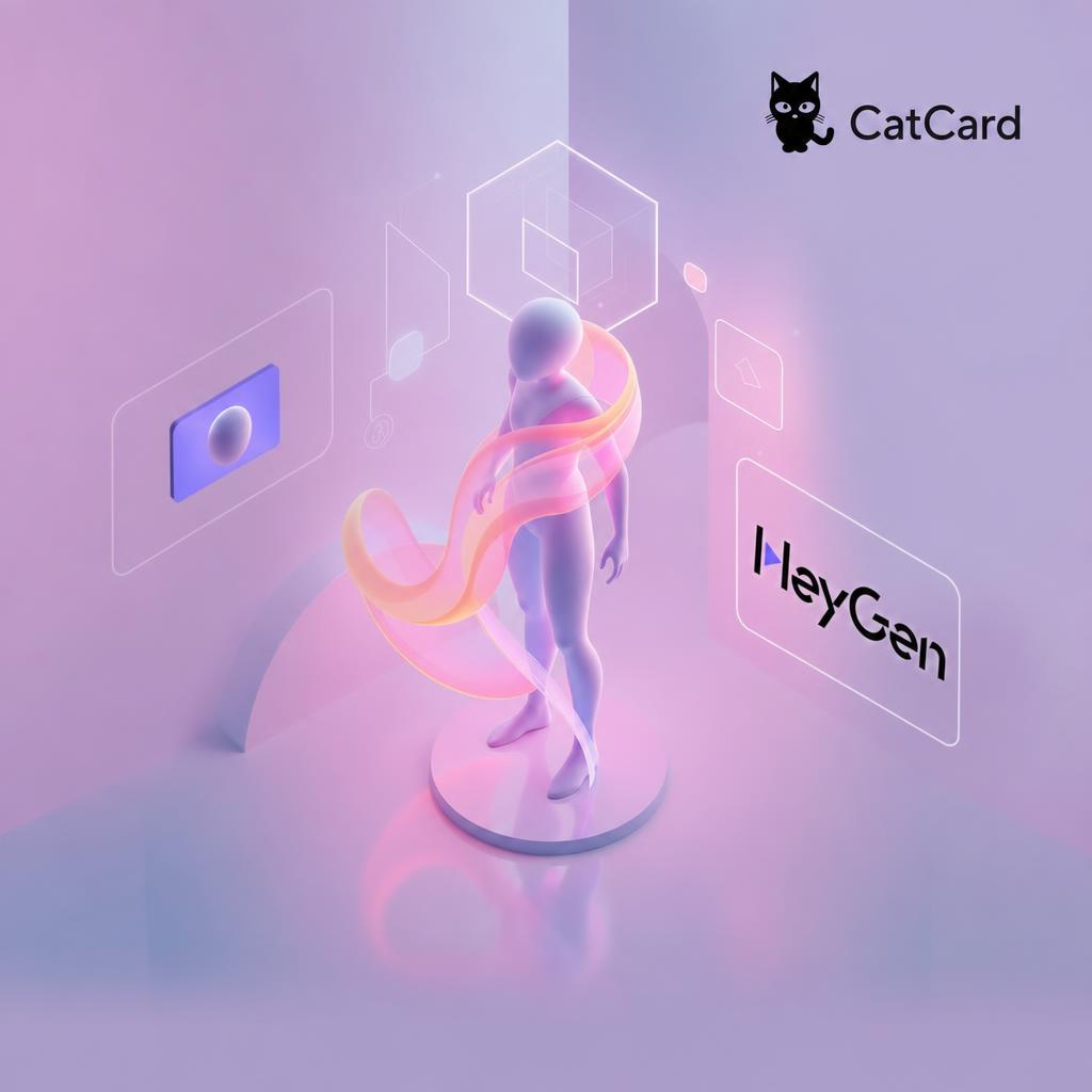 Оплата HeyGen виртуальной картой CatCard